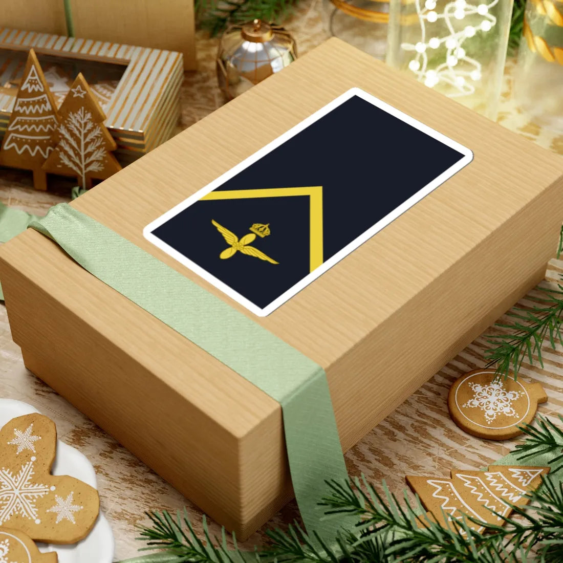 Sweden AirForce OR 3 2019 (Sweden) (Military Rank) STICKER Vinyl Kiss-Cut Decal - The Sticker Space