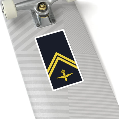 Sweden AirForce OR 4 2019 (Sweden) (Military Rank) STICKER Vinyl Kiss-Cut Decal - The Sticker Space