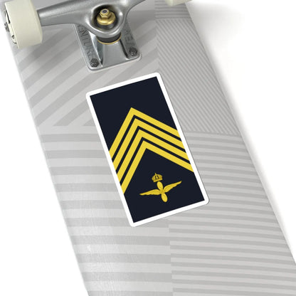 Sweden AirForce OR 5b 2019 (Sweden) (Military Rank) STICKER Vinyl Kiss-Cut Decal - The Sticker Space