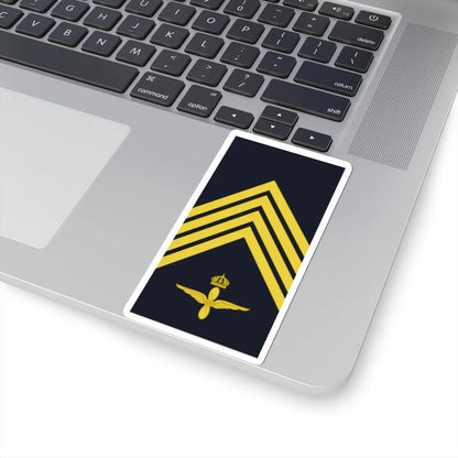 Sweden AirForce OR 5b 2019 (Sweden) (Military Rank) STICKER Vinyl Kiss-Cut Decal - The Sticker Space