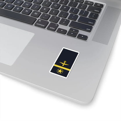 Sweden AirForce OR 6a 2019 (Sweden) (Military Rank) STICKER Vinyl Kiss-Cut Decal - The Sticker Space