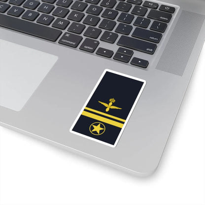 Sweden AirForce OR 6b 2019 (Sweden) (Military Rank) STICKER Vinyl Kiss-Cut Decal - The Sticker Space