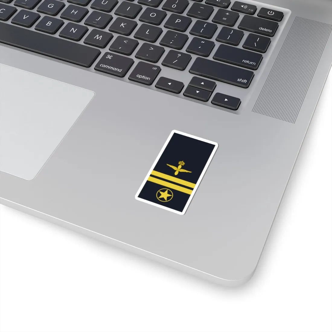 Sweden AirForce OR 7 2019 (Sweden) (Military Rank) STICKER Vinyl Kiss-Cut Decal - The Sticker Space