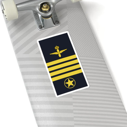 Sweden AirForce OR 9 2019 (Sweden) (Military Rank) STICKER Vinyl Kiss-Cut Decal - The Sticker Space