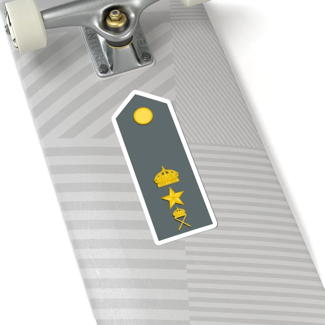 Sweden Army OF 3 M1987 (Sweden) (Military Rank) STICKER Vinyl Kiss-Cut Decal - The Sticker Space