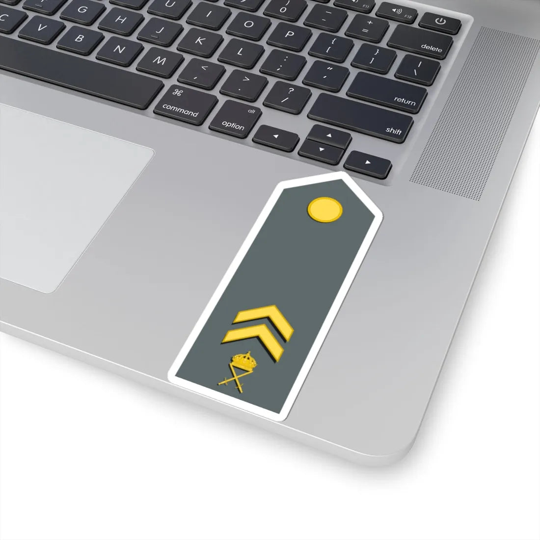 Sweden Army OR 4 M1987 (Sweden) (Military Rank) STICKER Vinyl Kiss-Cut Decal - The Sticker Space