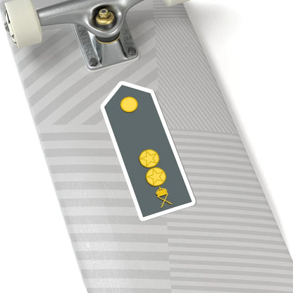 Sweden Army OR 6b M1987 (Sweden) (Military Rank) STICKER Vinyl Kiss-Cut Decal - The Sticker Space