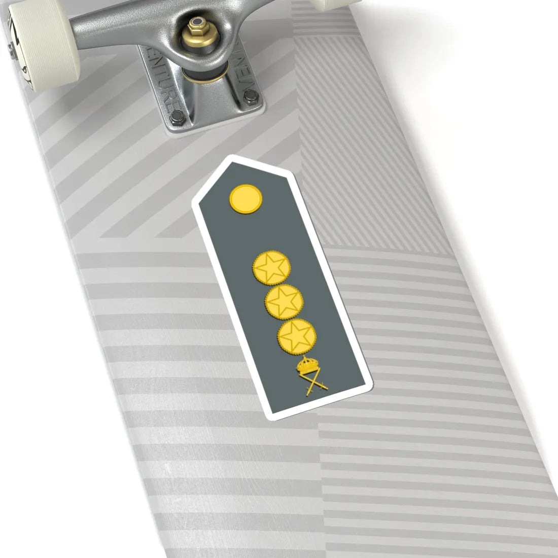 Sweden Army OR 7 M1987 (Sweden) (Military Rank) STICKER Vinyl Kiss-Cut Decal - The Sticker Space