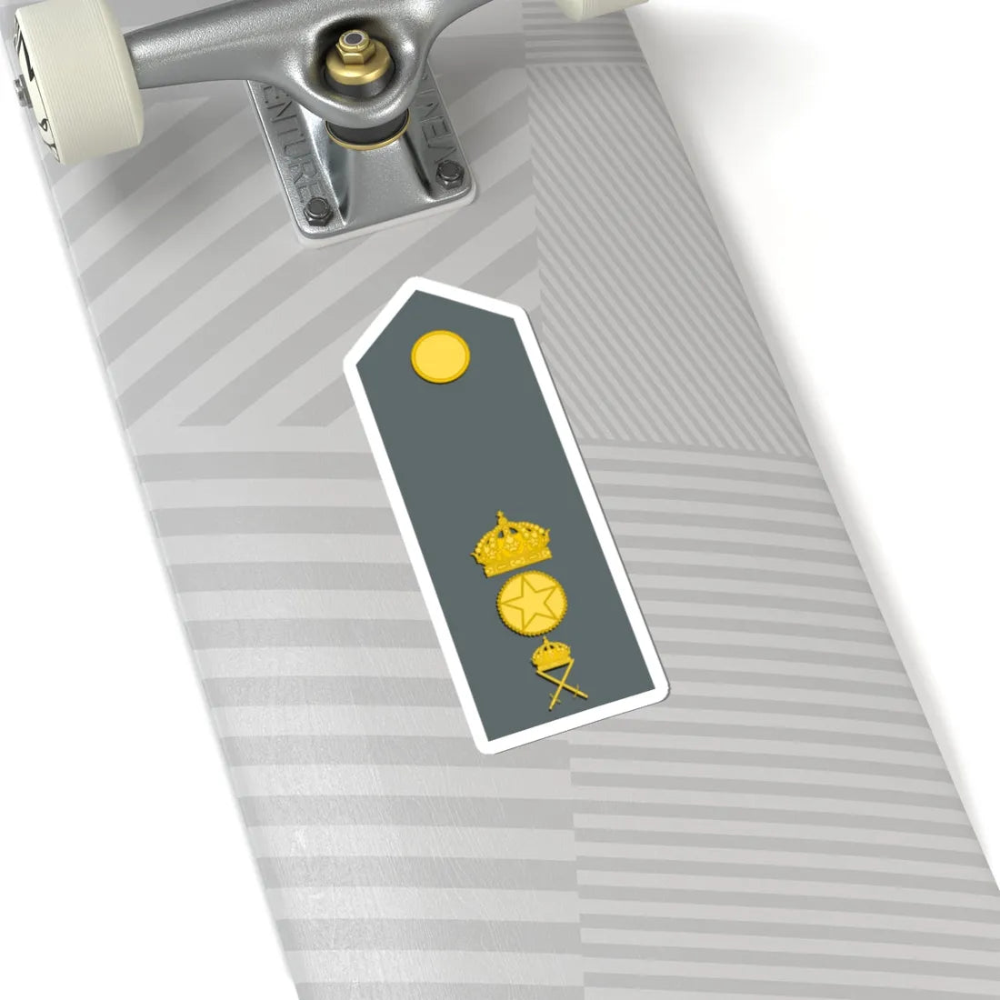 Sweden Army OR 8 M1987 (Sweden) (Military Rank) STICKER Vinyl Kiss-Cut Decal - The Sticker Space