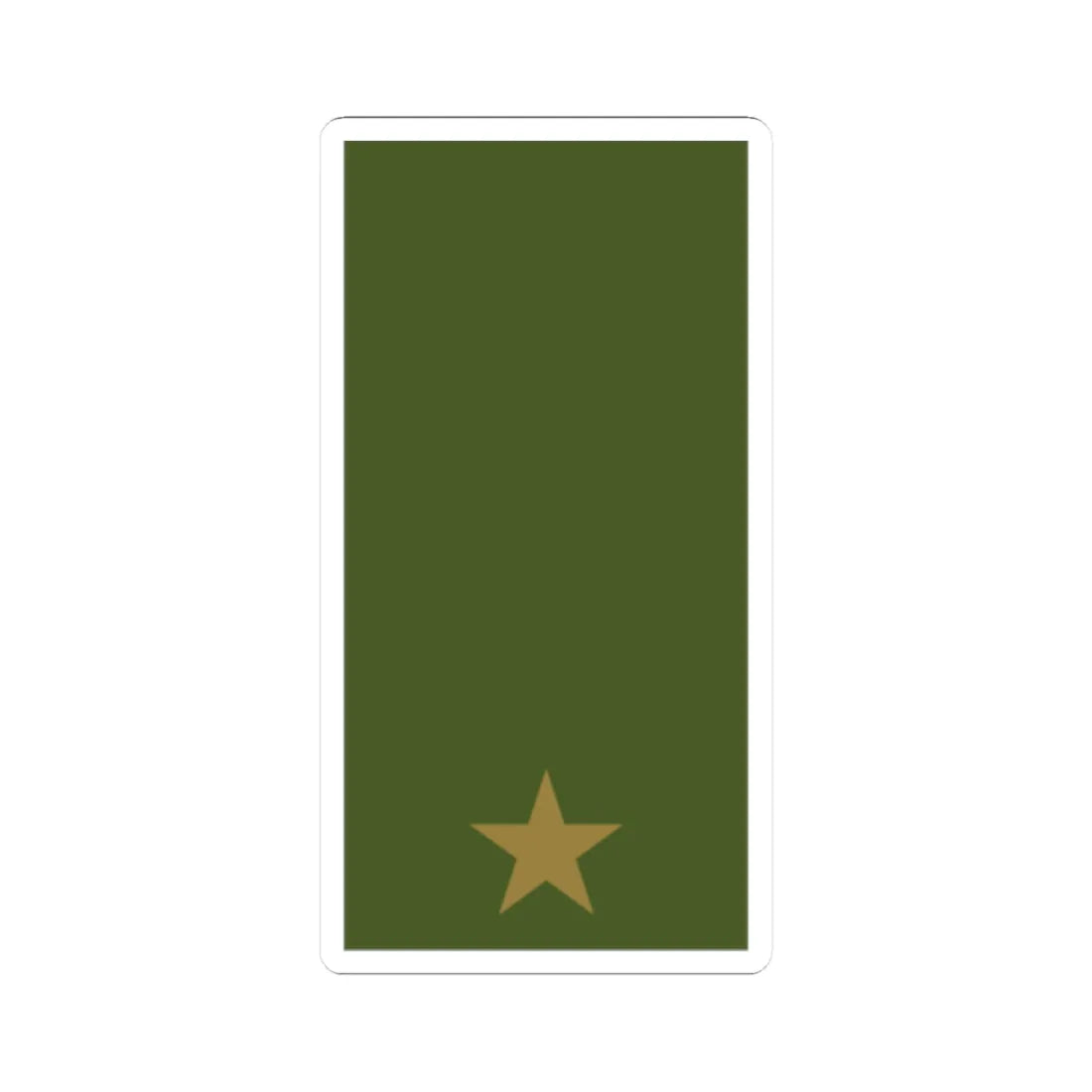 Sweden Field OF 1a 2019 (Sweden) (Military Rank) STICKER Vinyl Kiss-Cut Decal 2 Inch White - The Sticker Space