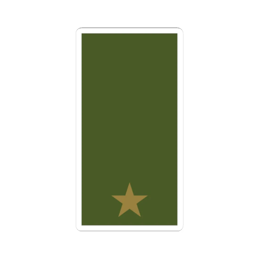 Sweden Field OF 1a 2019 (Sweden) (Military Rank) STICKER Vinyl Kiss-Cut Decal 3 Inch White - The Sticker Space