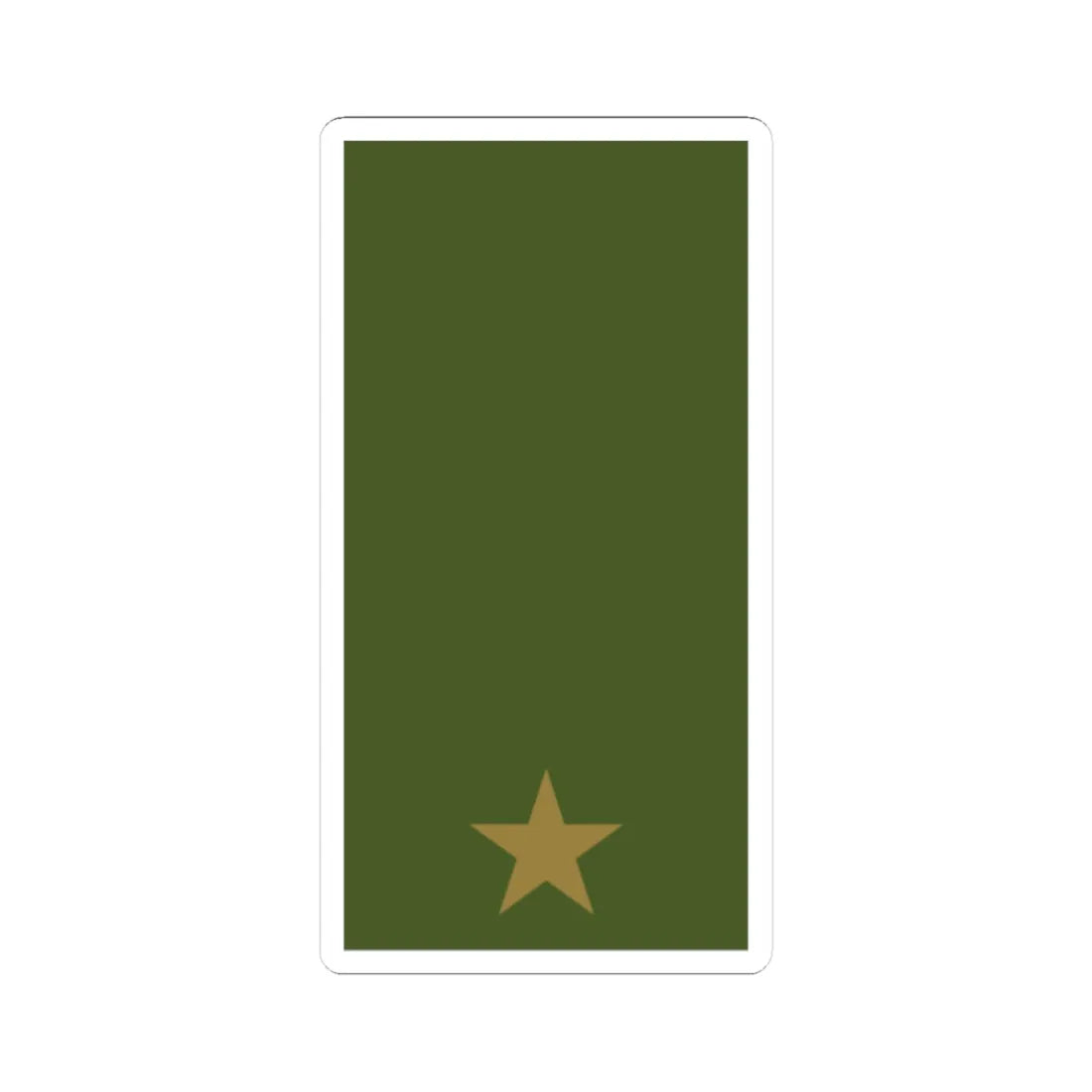 Sweden Field OF 1a 2019 (Sweden) (Military Rank) STICKER Vinyl Kiss-Cut Decal 4 Inch White - The Sticker Space