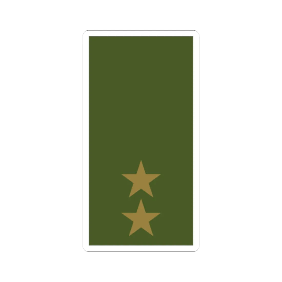 Sweden Field OF 1b 2019 (Sweden) (Military Rank) STICKER Vinyl Kiss-Cut Decal 2 Inch White - The Sticker Space