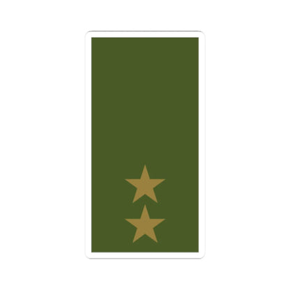 Sweden Field OF 1b 2019 (Sweden) (Military Rank) STICKER Vinyl Kiss-Cut Decal 2 Inch White - The Sticker Space