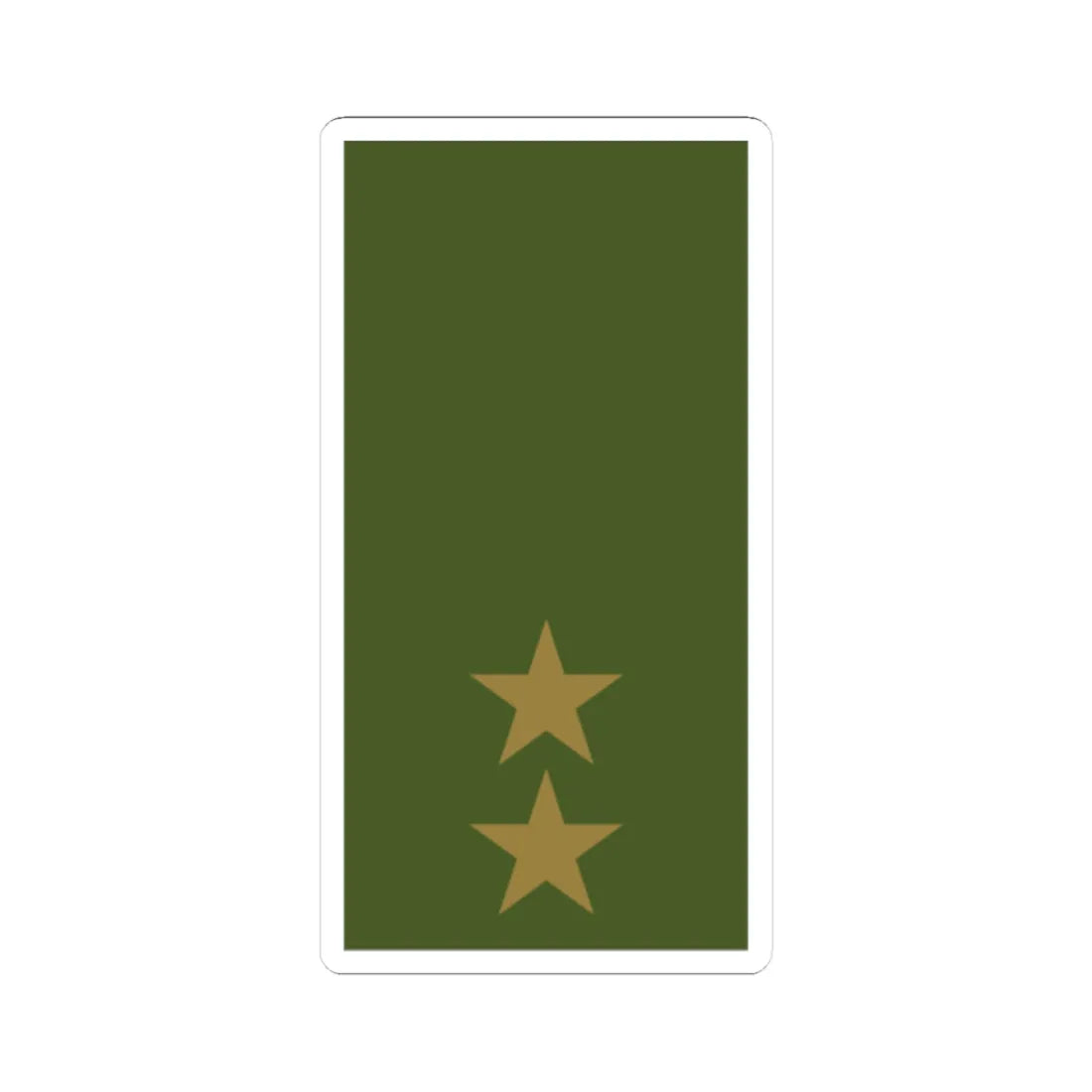 Sweden Field OF 1b 2019 (Sweden) (Military Rank) STICKER Vinyl Kiss-Cut Decal 3 Inch White - The Sticker Space