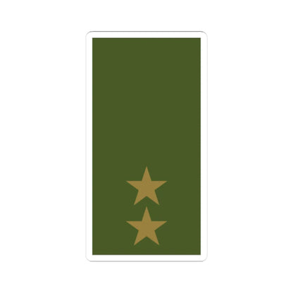 Sweden Field OF 1b 2019 (Sweden) (Military Rank) STICKER Vinyl Kiss-Cut Decal 3 Inch White - The Sticker Space