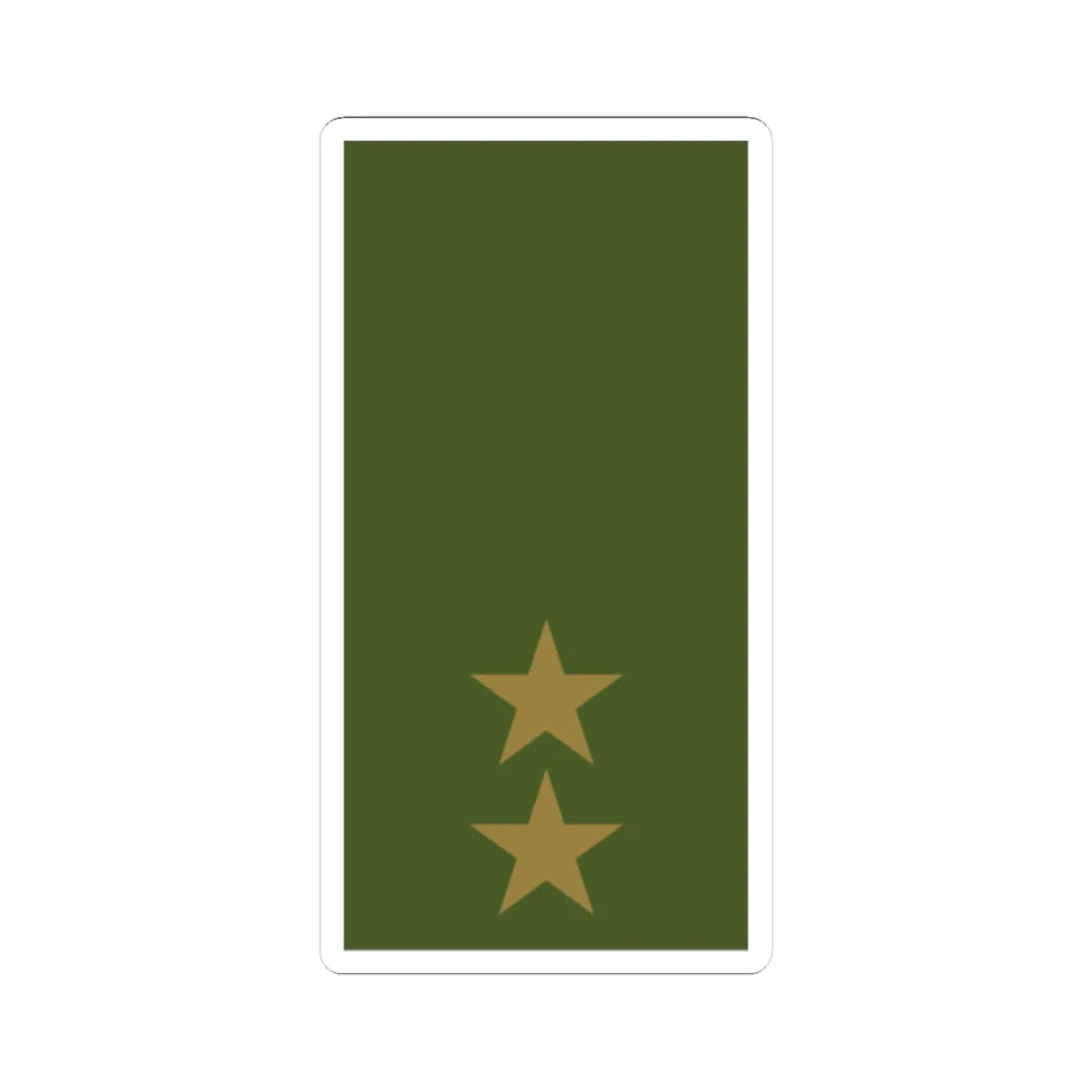 Sweden Field OF 1b 2019 (Sweden) (Military Rank) STICKER Vinyl Kiss-Cut Decal 4 Inch White - The Sticker Space