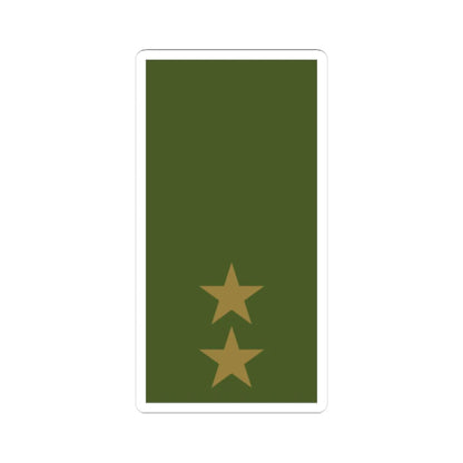 Sweden Field OF 1b 2019 (Sweden) (Military Rank) STICKER Vinyl Kiss-Cut Decal 4 Inch White - The Sticker Space