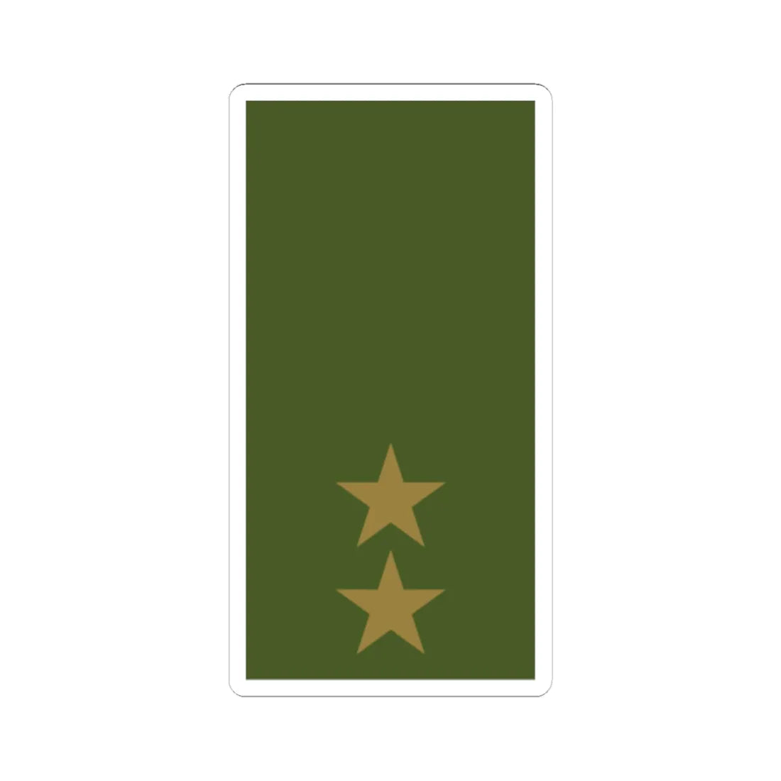 Sweden Field OF 1b 2019 (Sweden) (Military Rank) STICKER Vinyl Kiss-Cut Decal 6 Inch White - The Sticker Space