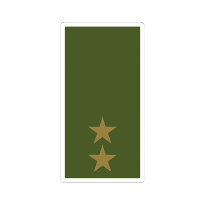 Sweden Field OF 1b 2019 (Sweden) (Military Rank) STICKER Vinyl Kiss-Cut Decal 6 Inch White - The Sticker Space