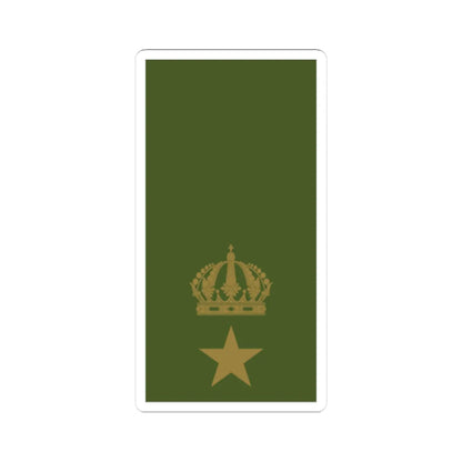 Sweden Field OF 3 2019 (Sweden) (Military Rank) STICKER Vinyl Kiss-Cut Decal 3 Inch White - The Sticker Space