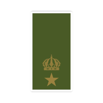Sweden Field OF 3 2019 (Sweden) (Military Rank) STICKER Vinyl Kiss-Cut Decal - The Sticker Space