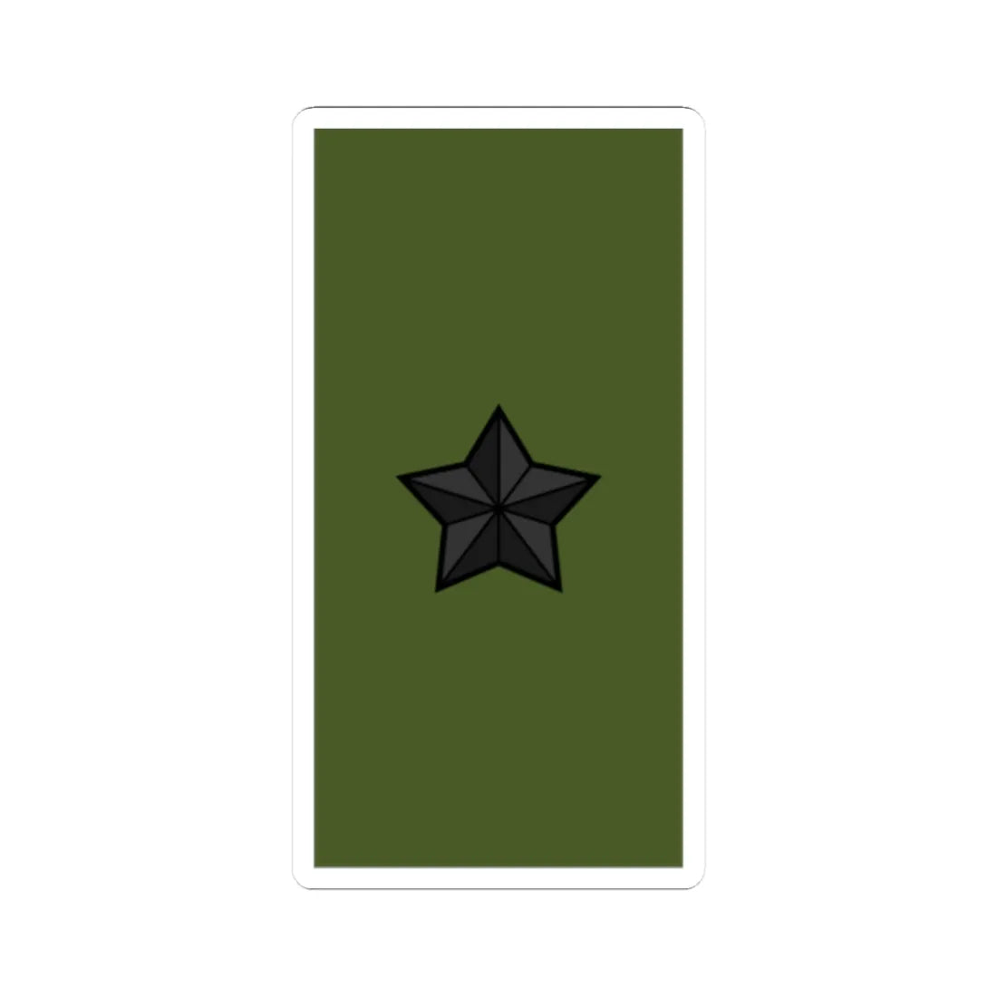 Sweden Field OF 6 2019 (Sweden) (Military Rank) STICKER Vinyl Kiss-Cut Decal 2 Inch White - The Sticker Space