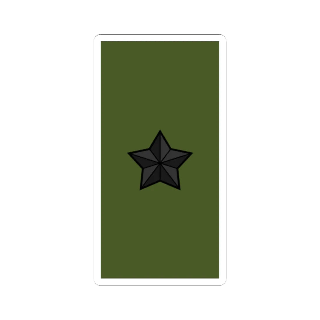 Sweden Field OF 6 2019 (Sweden) (Military Rank) STICKER Vinyl Kiss-Cut Decal 3 Inch White - The Sticker Space