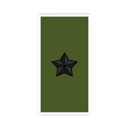 Sweden Field OF 6 2019 (Sweden) (Military Rank) STICKER Vinyl Kiss-Cut Decal 3 Inch White - The Sticker Space