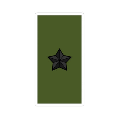 Sweden Field OF 6 2019 (Sweden) (Military Rank) STICKER Vinyl Kiss-Cut Decal 6 Inch White - The Sticker Space