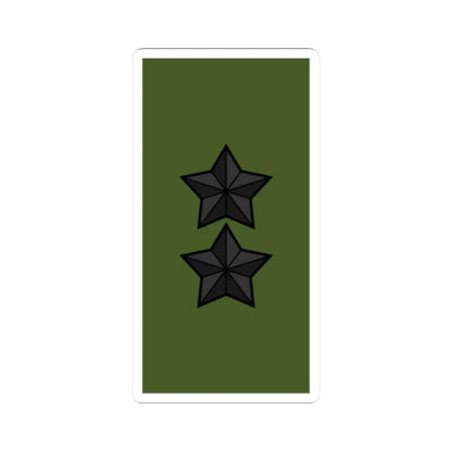 Sweden Field OF 7 2019 (Sweden) (Military Rank) STICKER Vinyl Kiss-Cut Decal 2 Inch White - The Sticker Space