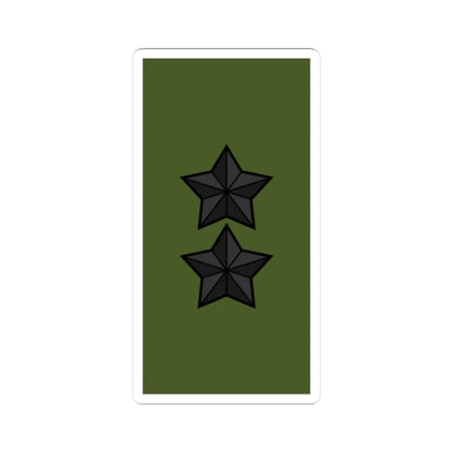 Sweden Field OF 7 2019 (Sweden) (Military Rank) STICKER Vinyl Kiss-Cut Decal 3 Inch White - The Sticker Space