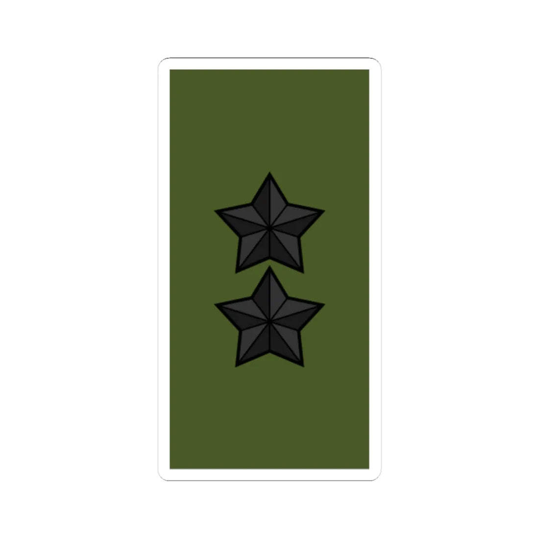 Sweden Field OF 7 2019 (Sweden) (Military Rank) STICKER Vinyl Kiss-Cut Decal 4 Inch White - The Sticker Space