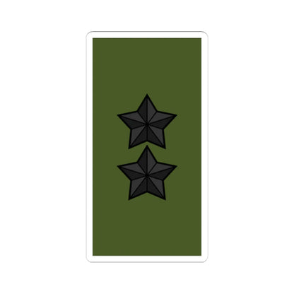 Sweden Field OF 7 2019 (Sweden) (Military Rank) STICKER Vinyl Kiss-Cut Decal 6 Inch White - The Sticker Space