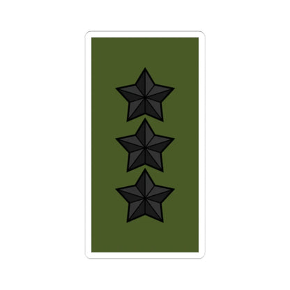 Sweden Field OF 8 2019 (Sweden) (Military Rank) STICKER Vinyl Kiss-Cut Decal - The Sticker Space