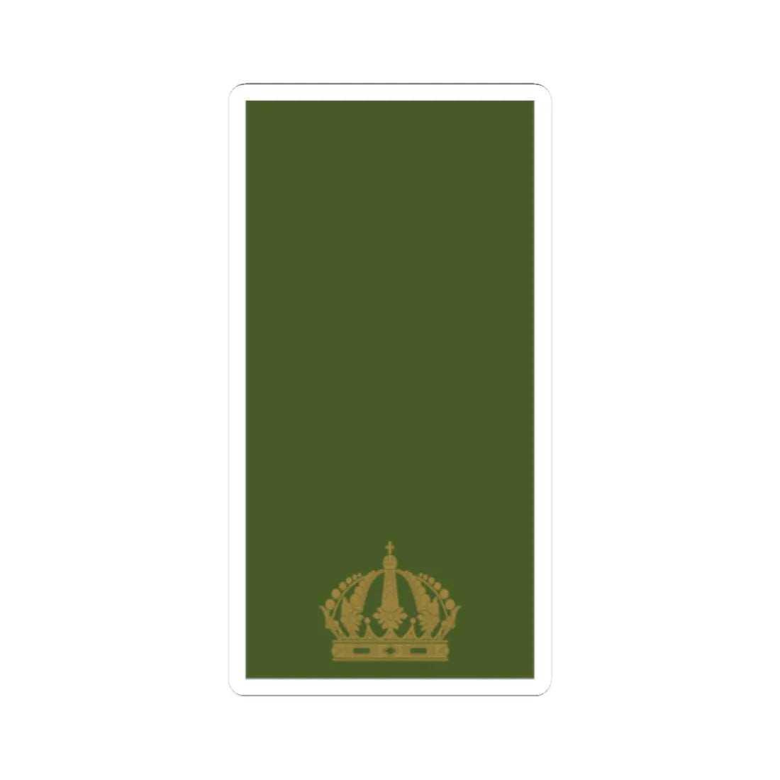 Sweden Field OF D 2019 (Sweden) (Military Rank) STICKER Vinyl Kiss-Cut Decal 2 Inch White - The Sticker Space