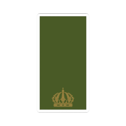 Sweden Field OF D 2019 (Sweden) (Military Rank) STICKER Vinyl Kiss-Cut Decal 2 Inch White - The Sticker Space