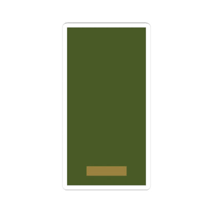 Sweden Field OR 1b 2019 (Sweden) (Military Rank) STICKER Vinyl Kiss-Cut Decal 4 Inch White - The Sticker Space