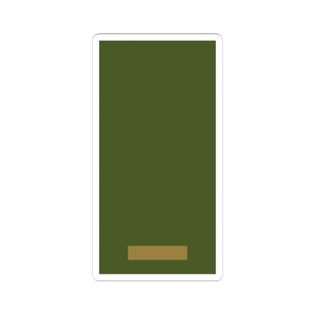 Sweden Field OR 1b 2019 (Sweden) (Military Rank) STICKER Vinyl Kiss-Cut Decal 6 Inch White - The Sticker Space