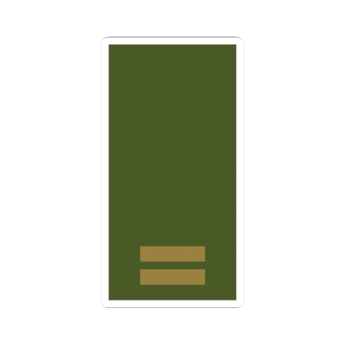 Sweden Field OR 1c 2019 (Sweden) (Military Rank) STICKER Vinyl Kiss-Cut Decal 2 Inch White - The Sticker Space