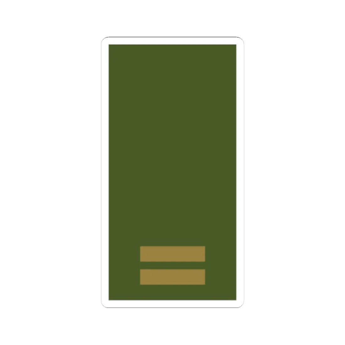 Sweden Field OR 1c 2019 (Sweden) (Military Rank) STICKER Vinyl Kiss-Cut Decal 3 Inch White - The Sticker Space