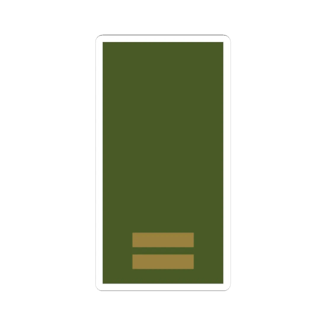 Sweden Field OR 1c 2019 (Sweden) (Military Rank) STICKER Vinyl Kiss-Cut Decal 4 Inch White - The Sticker Space