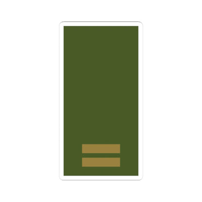 Sweden Field OR 1c 2019 (Sweden) (Military Rank) STICKER Vinyl Kiss-Cut Decal 4 Inch White - The Sticker Space