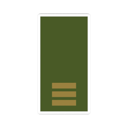 Sweden Field OR 2a 2019 (Sweden) (Military Rank) STICKER Vinyl Kiss-Cut Decal 2 Inch White - The Sticker Space