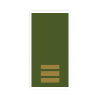 Sweden Field OR 2a 2019 (Sweden) (Military Rank) STICKER Vinyl Kiss-Cut Decal 6 Inch White - The Sticker Space