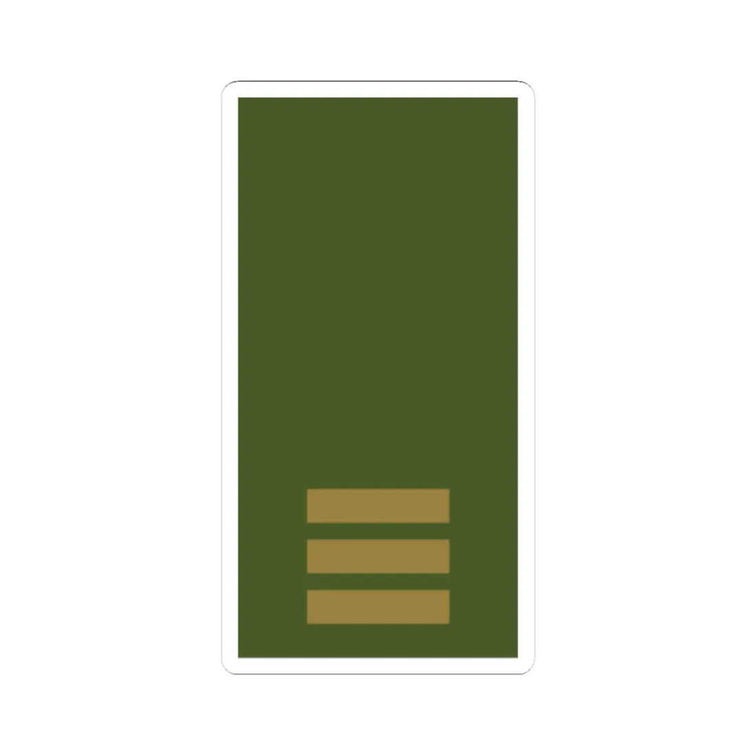 Sweden Field OR 2a 2019 (Sweden) (Military Rank) STICKER Vinyl Kiss-Cut Decal - The Sticker Space