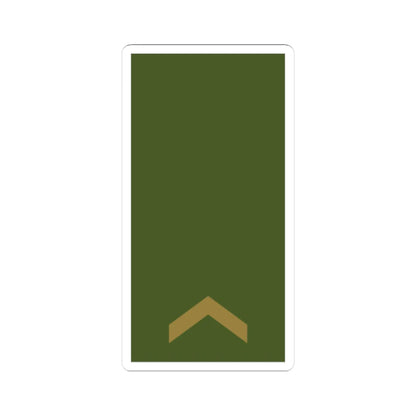 Sweden Field OR 3 2019 (Sweden) (Military Rank) STICKER Vinyl Kiss-Cut Decal 4 Inch White - The Sticker Space