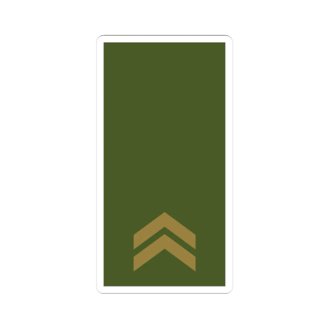 Sweden Field OR 4 2019 (Sweden) (Military Rank) STICKER Vinyl Kiss-Cut Decal 3 Inch White - The Sticker Space