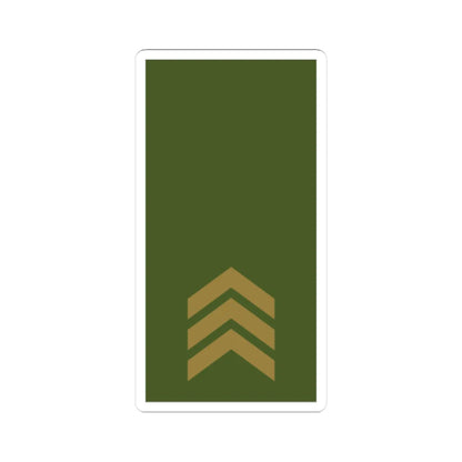 Sweden Field OR 5a 2019 (Sweden) (Military Rank) STICKER Vinyl Kiss-Cut Decal 3 Inch White - The Sticker Space