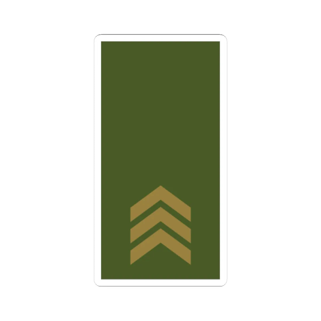 Sweden Field OR 5a 2019 (Sweden) (Military Rank) STICKER Vinyl Kiss-Cut Decal 4 Inch White - The Sticker Space